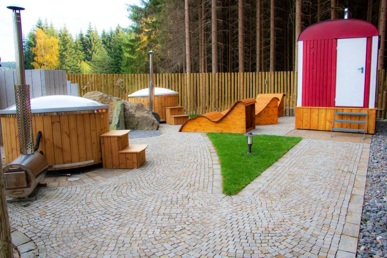 Erzgebirgsidyll Breitenbrunn Ferienwohnung エクステリア 写真